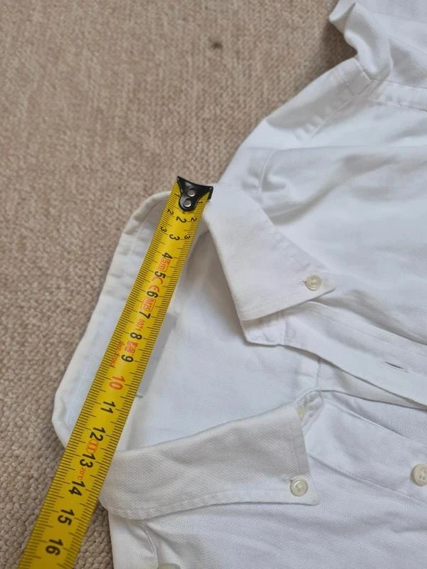 Lacoste Camisa Vintage Oxford Branca Tamanho L – photo 10